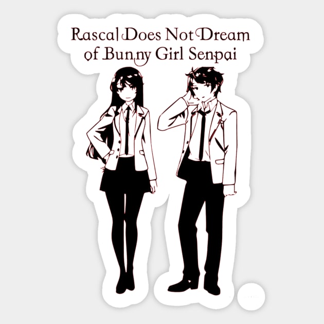 Bunny Girl Senpai Sticker by OtakuPapercraft
